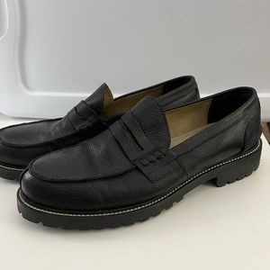 Men’s Black Leather Loafers